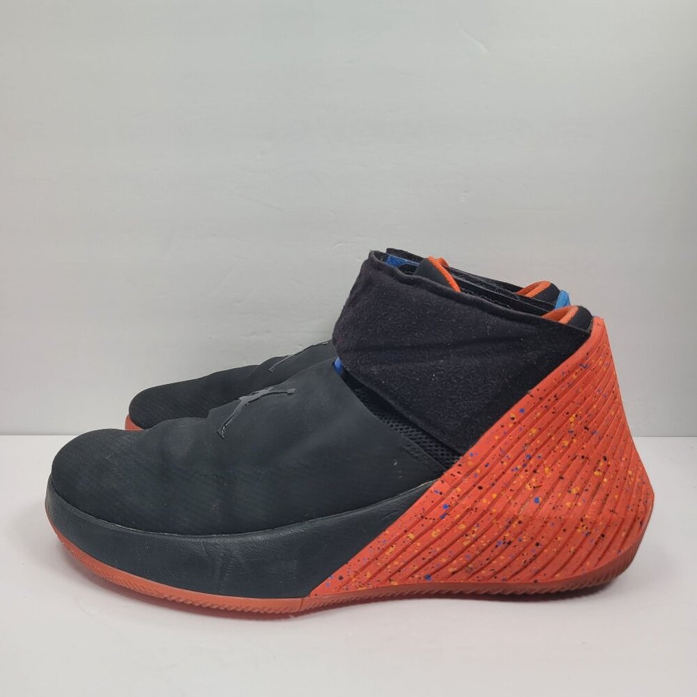 Air Jordan Why Not Zero.1 Men's Black Orange Blue Sneaker AA2510-015 US Size 13 - Picture 2 of 8
